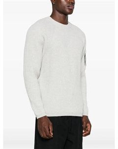 Свитер с декором Lens, белый C.p. company