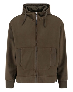 Толстовка с капюшоном и защитными очками, зеленый C.p. company