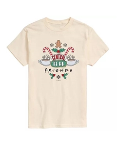 Мужская футболка с принтом «Друзья» — Central Perk, бежевый Licensed character