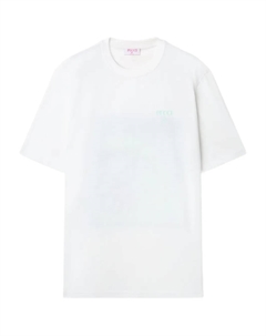 Футболка с графическим принтом, белый Pucci