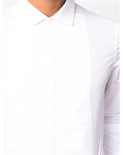 Рубашка с длинными рукавами и вставкой на груди, белый Dsquared2