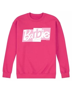 Мужская флисовая толстовка с логотипом Барби, розовый Licensed character