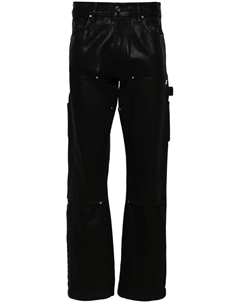 Прямые брюки средней посадки, черный Amiri