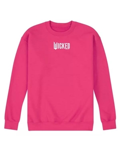 Мужская флисовая толстовка с логотипом Wicked, пурпурный Licensed character