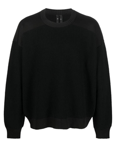 Джемпер в рубчик, черный Y-3