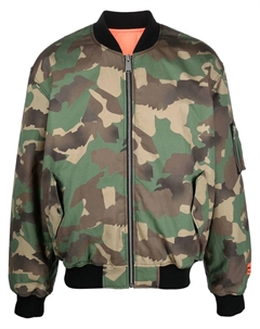 Бомбер с камуфляжным принтом, зеленый Heron preston
