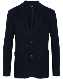 Трикотажный пиджак, синий Giorgio armani