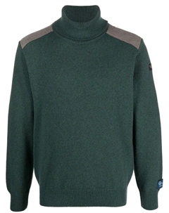 Шерстяной джемпер с высоким воротником, зеленый Paul & shark