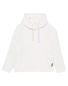 Худи оверсайз с кулиской и монограммой, белый Marc jacobs