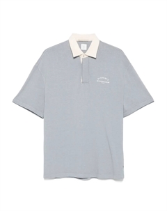 Рубашка поло с принтом Running Club, синий Eleventy