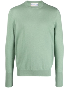 Кашемировый джемпер с круглым вырезом, зеленый Ballantyne