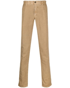 Строгие брюки кроя слим, нейтральный Incotex