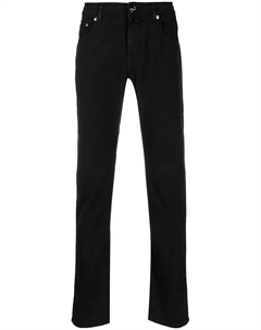 Прямые джинсы, черный Moorer