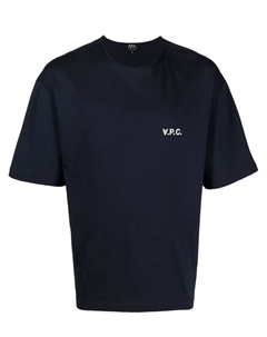 Футболка с логотипом, синий A.p.c.