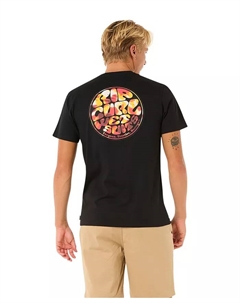 Мужская футболка Wettie Passage Icon, черный Rip curl