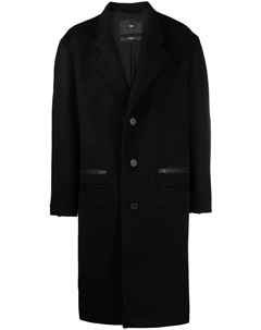 Однобортное пальто из коллаборации с Adidas, черный Y-3