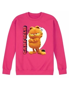 Мужская флисовая толстовка "Гарфилд в кино", пурпурный Licensed character