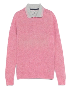 Комплект из свитера и рубашки поло, розовый Jacob cohen