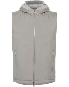 Дутый жилет с капюшоном, зеленый Paul & shark