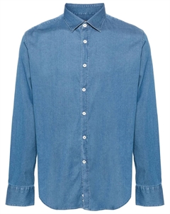 Джинсовая рубашка, синий Canali