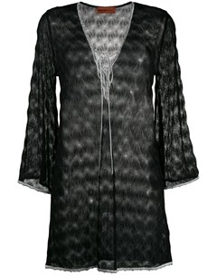 Missoni mare расклешенная блузка с вышивкой 42 черный Missoni mare