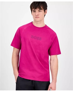 Футболка с логотипом, розовый Hugo boss