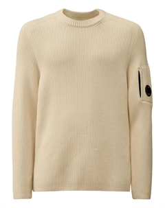 Свитер в рубчик, нейтральный C.p. company