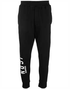 Спортивные брюки с логотипом Icon, черный Dsquared2