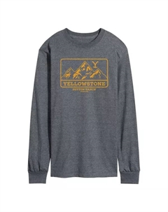 Мужская футболка Yellowstone Outdoor, серый Licensed character