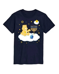Мужская футболка с рисунком облаков Хануки от Care Bears, синий Licensed character