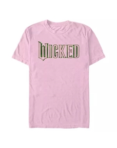 Мужская футболка с надписью «wicked logo» и саундтреком., цвет blossom Licensed character