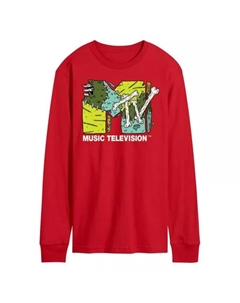 Мужская футболка с принтом MTV Halloween, красный Licensed character