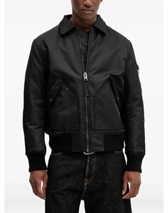 Бомбер на молнии, черный Hugo