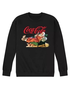 Мужской свитшот Coca-Cola с Санта-Клаусом, черный Licensed character