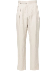 Зауженные брюки Adjuster средней посадки, коричневый Canali