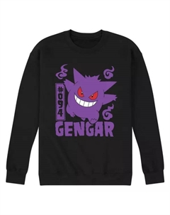 Мужская флисовая толстовка Pokémon Gengar, черный Licensed character