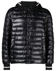 Пуховик с капюшоном и кулиской, черный Herno