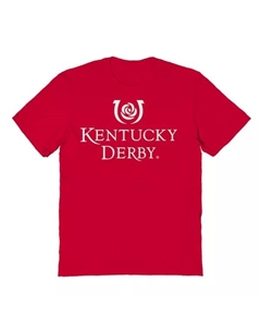 Мужская футболка с вертикальным логотипом Kentucky Derby, красный Licensed character