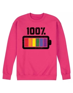 Мужская утеплённая флисовая толстовка Fully Charged, пурпурный Licensed character