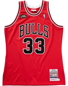 Топ NBA Authentic Bulls 1997 Scottie Pippen, красный Mitchell and ness