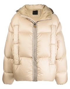 Пуховик оверсайз с логотипом 4G, коричневый Givenchy