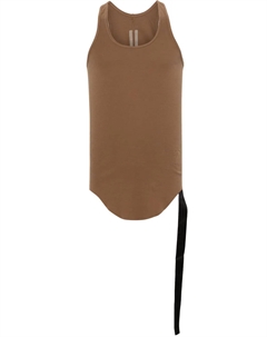 Длинный топ без рукавов, коричневый Rick owens drkshdw