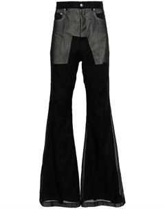 Брюки bootcut Lido, черный Rick owens