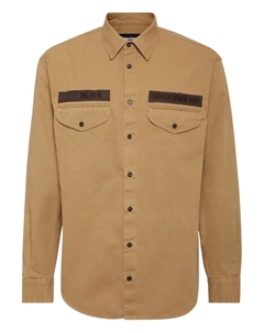 Рубашка в стиле милитари, нейтральный Dsquared2