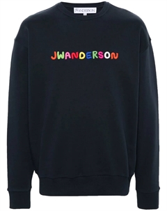 Толстовка с вышитым логотипом, синий Jw anderson