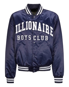 Атласный бомбер, синий Billionaire boys club