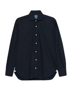 Рубашка с узором, синий Barba