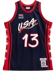 Топ Authentic USA 1996 Shaquille O'Neal, синий Mitchell and ness