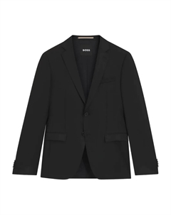 Пиджак на двух пуговицах, черный Hugo