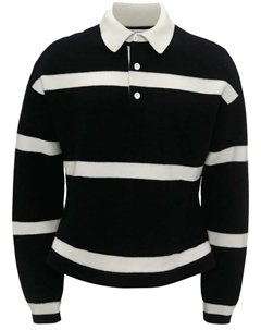 Джемпер в полоску, черный Jw anderson
